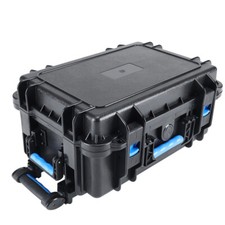 Waterproof Wheel Rolling Travel Equipment Tool Box Hard Case Foam TelescopingRod
