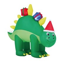 Inflatable 6ft 1.8m Stegosaurus Dinosaur Christmas Xmas Decoration - Ex Display