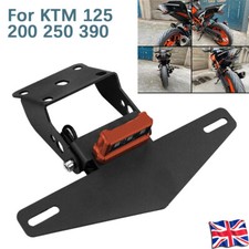 Motorcycle License Plate Frame Rear Number Plate Holder for KTM Duke 125 200 250