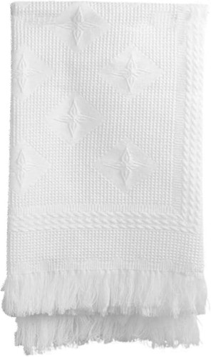 White baby christening shawl - baby,