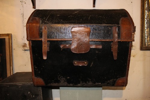 Vintage black leather bound - vintage,