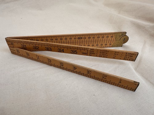 Vintage folding yard - vintage, stick