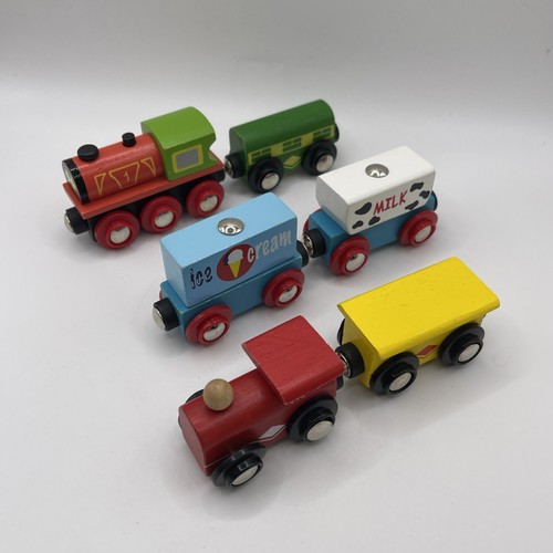 Bigjigs wooden train - train, &