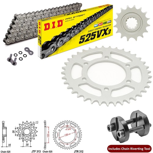 Vfr750 chain and sprocket kit - vfr750,