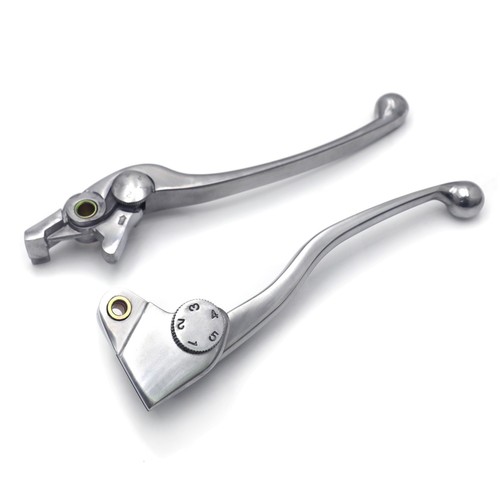 Silver motorcycle brake clutch - silver,