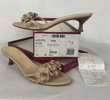 Salvatore Ferragamo 9B/ 38 Vintage Calf Leather ALLEN Kitten Heel Shoes RRP $535