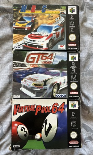 Nintendo n64 boxed - boxed, games