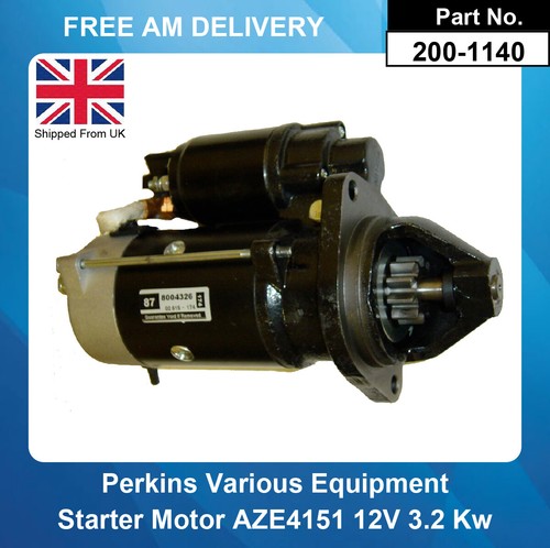 Starter motor for jcb - starter, aze4151