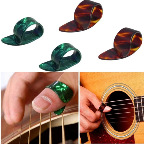 Thumb guitar pick plectrum set - guitar,