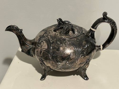 Vintage ornate silver plated - vintage, silver-plated