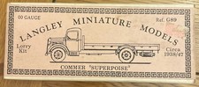 Langley Miniature Models G89 Commer “Superpoise” OO gauge lorry kit.