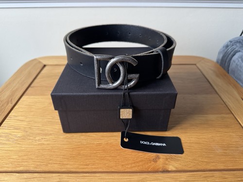 Genuine mens leather belt - d&g,