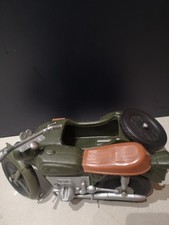 Vintage Action Man Cherilea German Motorcycle Motorbike And Sidecar. With Seat