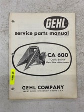 Gehl CA600 Quick Switch One