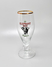 Vintage Rare  Carlsberg Elephant Beer Glass Half Pint