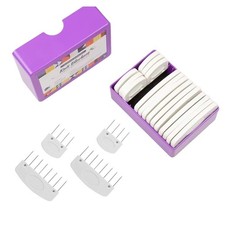 20Pcs Knit Blockers Set Stainless Steel Knitting Blocking Combs and Pin3873
