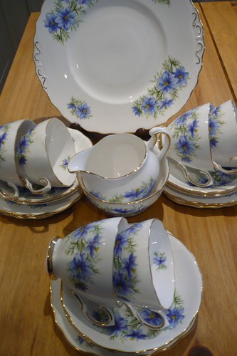 Vintage colclough cornflower - vintage,