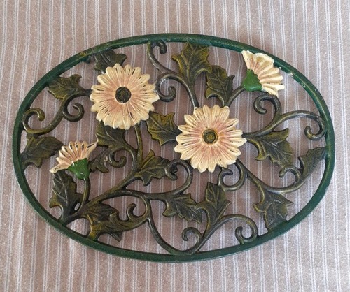 Vintage large oval cast iron - vintage,