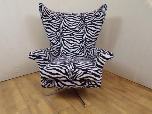 Safari zebra print - safari, swivel