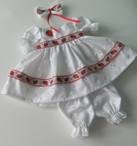 Strawberry anglais dress - strawberry,