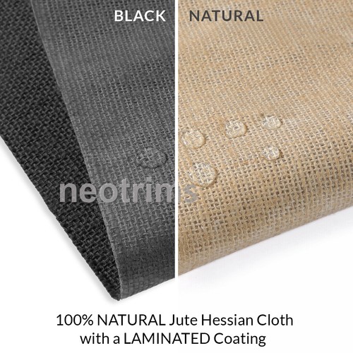 Hessian fabric laminated - hessian,