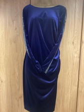  Coast beautiful velvet blue midi dress