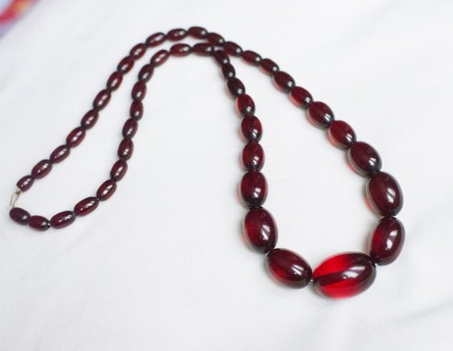 Massive art deco cherry - cherry, amber