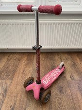 Mini Micro Scooter - Height Adjustable -Age 2-5Y - Pink