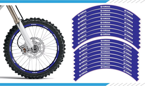 Yamaha blue black motocross - blue,
