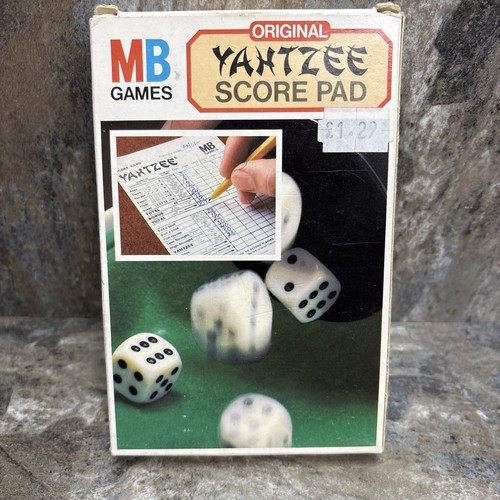 Yahtzee score pad - yahtzee,