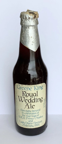 Vintage empty bottle - empty, royal