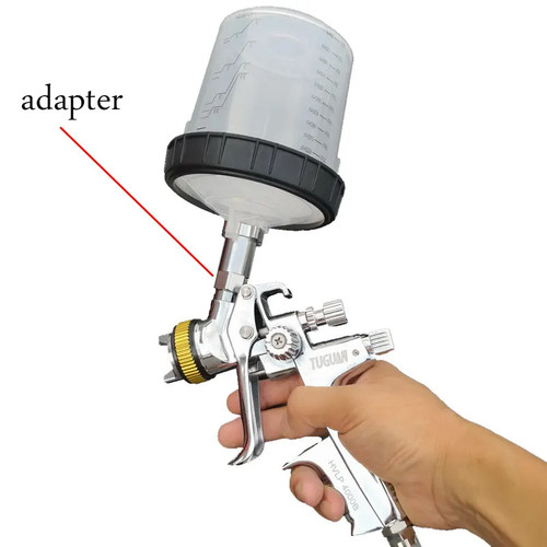 Spray gun adapter connector - gun,