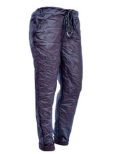 New Italian Ladies Women Wet Leather Look Magic Trouser Jogger Pant Size 10-20