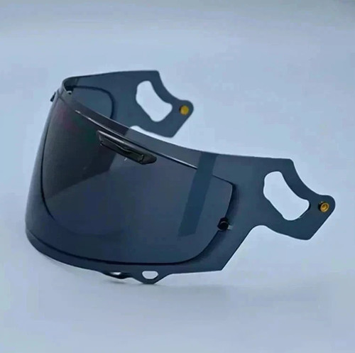 Black helmet visor - black, for