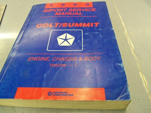 1993 dodge colt eagle summit - colt,