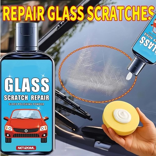 Glass scratch remover - remover, for