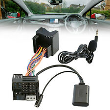 Stereo Bluetooth Aux-in Audio Cable Adapter W/Microphone For BMW E60 E63 E64 E65