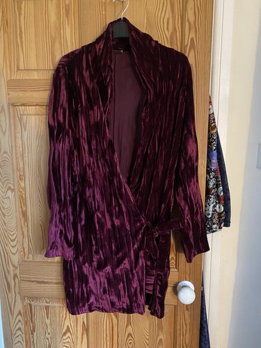 Zara magenta crushed velvet - crushed,