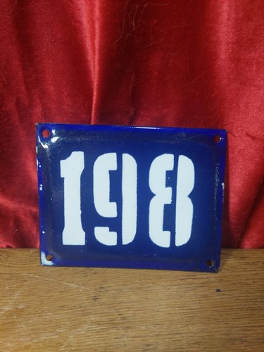 Vintage french enamel door - enamel,