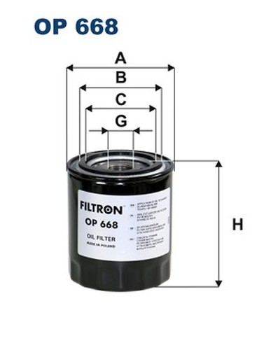 Fits filtron 668 hydraulic - fits,