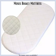 Baby Moses Basket Mattress Extra Thick Comfy Cushy Anti Allergenic ALL SIZES