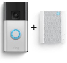 (2025) Ring Battery Doorbell + Chime Included - New Sealed 📦