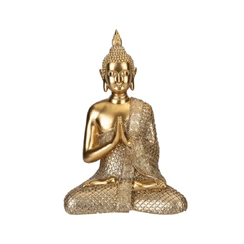 30cm meditating buddha - buddha, resin