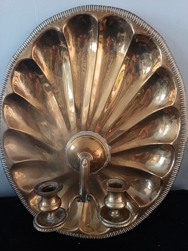 Vintage brass wall sconce - vintage,