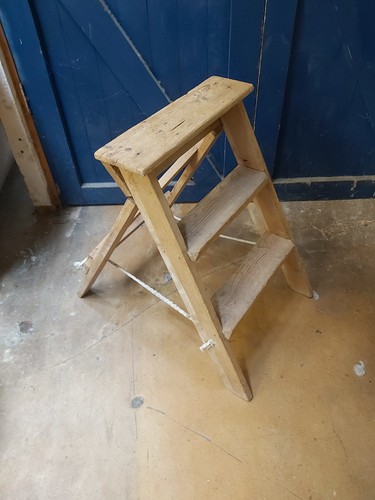 Vintage wooden steps rustic - wooden, steps,
