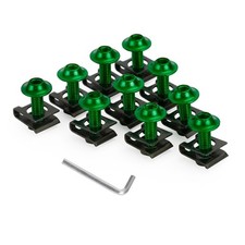 10 Pack Alu Green/M6x20