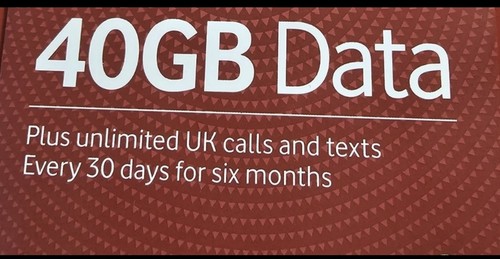 Vodafone payg preloaded - vodafone,