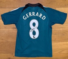 Steven Gerrard Hand Signed