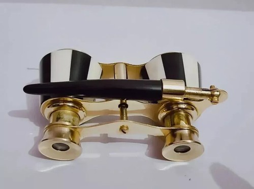 Antique brass opera glasses - brass,