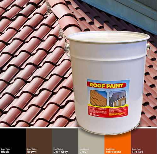 20ltr roof paint terracotta - 20ltr,